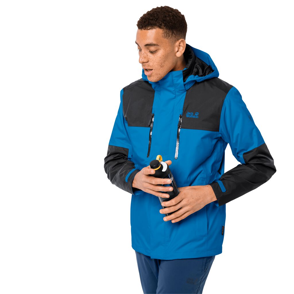 Jack Wolfskin JASPER FLEX Vestes Homme Bleu - EXZFCNJ-60